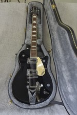 Limited Edition "Black Gretsch with Rose back, Bigsby Vibrato & Hard Case