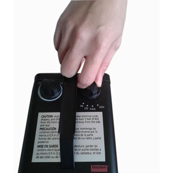 Dayton 3Vu37 Calentador Eléctrico Portátil, 1500W/1000W, 120V Ac, 1 Fase, 5118/ Foto 4 de 4