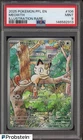 2025 Pokemon PFL EN Illustration Rare #106 Meowth PSA 9 MINT