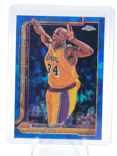 SHAQUILLE O'NEAL 2025-26 TOPPS CHROME UPDATE SAPPHIRE #142 LAKERS B Q7999