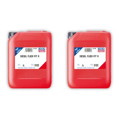 2x 5L LIQUI MOLY 5132 Additiv Diesel Fließ Fit K Krafstoff Winter bis -31°C