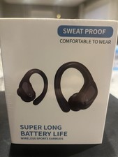 BX17 Sweat Proof Wireless Sports Earbuds With Charging Case New sealed