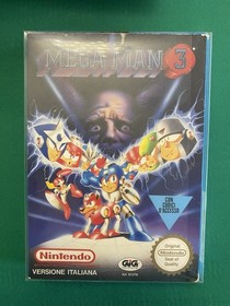 Mega Man 3 &ndash; Nintendo NES &ndash; Pal Ita GIG &ndash; Completo (scatola + manuale)