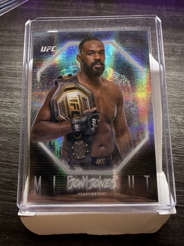 Topps 2025 Midnight UFC Jon Jones Heavyweight #99 Sports Trading Card *MOONBEAM