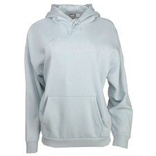 PUMA Tonal Script Pullover Hoodie Womens Blue Casual Outerwear 68440126