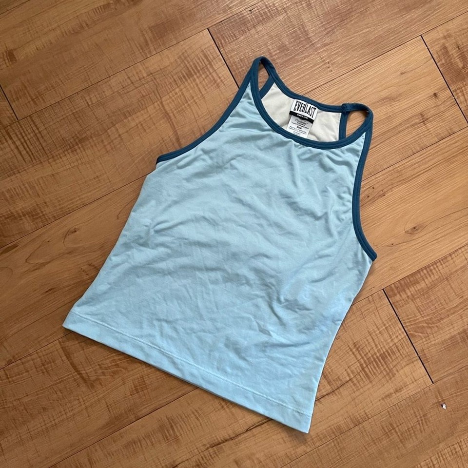 Everlast Sky Blue Tank with Navy Trim
