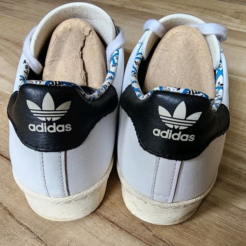 ADIDAS SUPERSTAR 80S X HAVE A GOOD TIME SNEAKERS MENS SIZE 11 3 STRIPES WHITE - Picture 2 of 13
