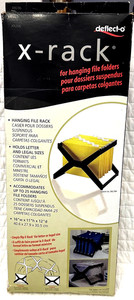 Deflect-o X-Rack For Hanging Files XR206 Holds Up To 25 Legal & Letter Files