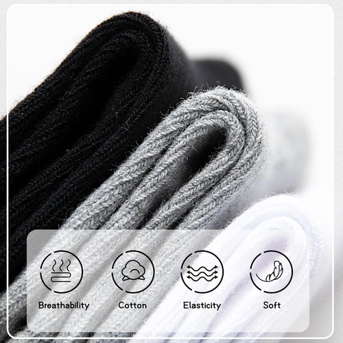 Kids Crew Athletic Socks Boys Girls Classics Cotton School Uniform Childs Spo... - Picture 3 of 6