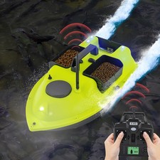 Remote Control Fishing Bait Boat Waterproof Sporting Goods With Night Lights New