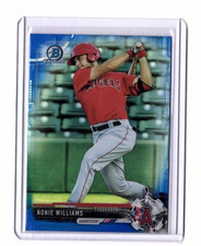 Nonie Williams Angels 2017 Bowman Draft Chrome BDC-153 Blue Refractor SP 088/150