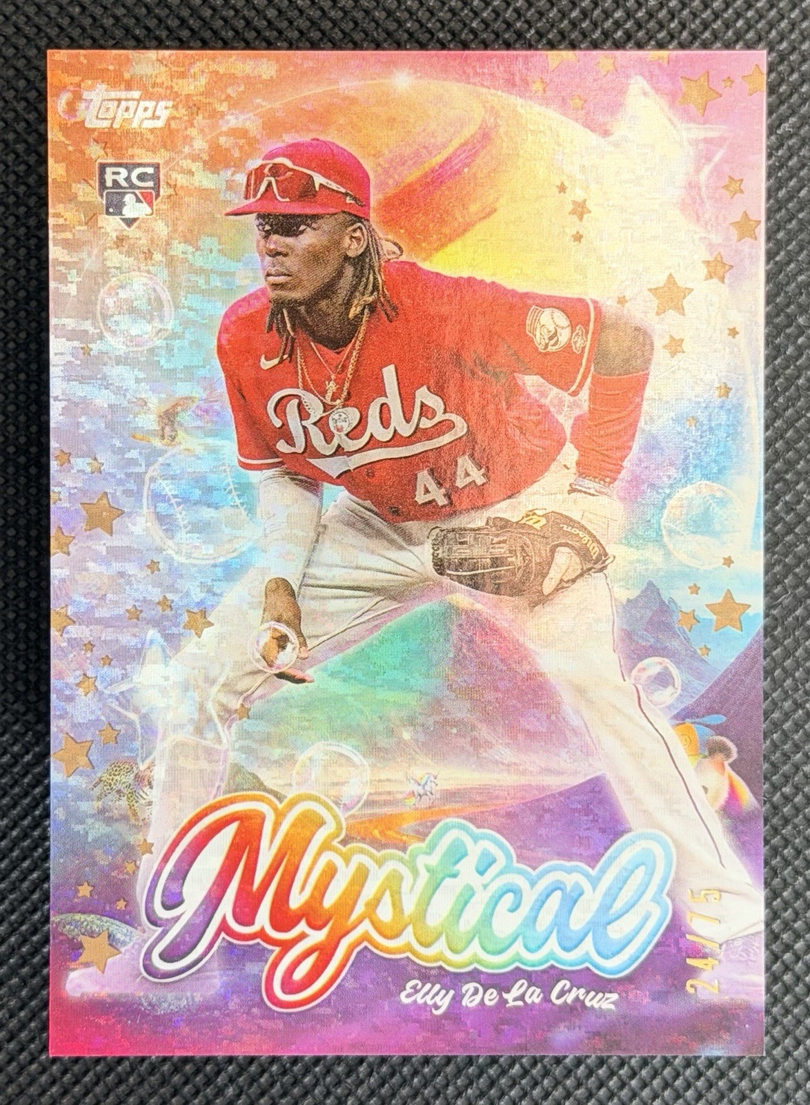 2024 Topps Update Series Mystical Elly de La Cruz #MYS-6 Gold /75 (RC)