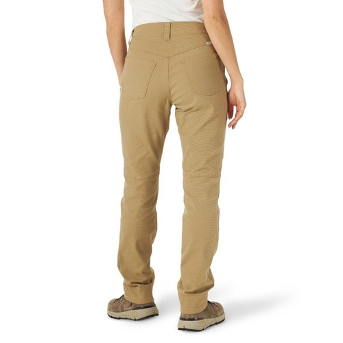 ATG by Wrangler Women's Canvas Slim Fit Pant Comfort Bottoms Tan Elmwood New NWT - 第 4/8 張圖片