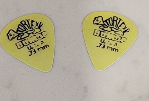 2X Guitar Pick Kurt Cobain Nirvana Seattle Grunge Concert Replica Kris Novoselic - Picture 1 of 2