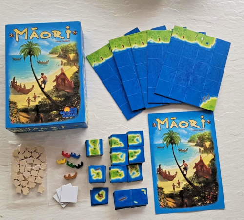 Maori Rio Grande Games 2009 Tile Laying Strategy Complete Game Gunter Burkhardt