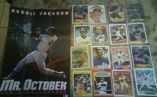 KELLOGG'S POSTER REGGIE JACKSON + SONIC+ CLARK +3-D +INSERTS 17 DIF YANKEES NY