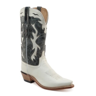 Stivali western country boots UNISEX in pelle Old West Silver Oaks LF1626