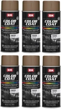 SEM COLOR COAT SADDLE TAN Vinyl Spray Auto Paint 12 oz. SEM 15033 (6 Pack)