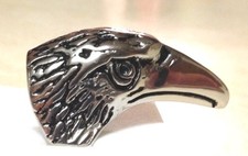 MEN'S AMERICAN BALD EAGLE RING STAINLESS STEEL LAST ONE SIZE 11 ONLY
