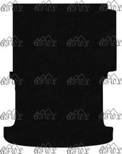 VW T5 VAN SWB (SINGLE SIDE DOOR) 2003-2015 TAILORED BLACK CARPET FLOOR MAT
