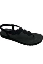Skechers Meditation Vegan Sling Back Sandals Stars & Sparkle Black