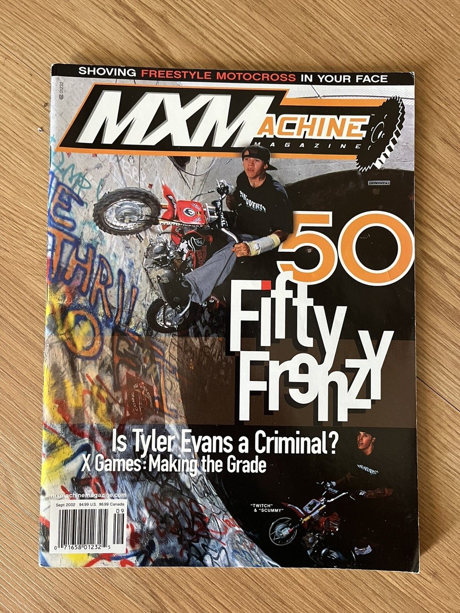 MX MACHINE MAGAZINE*SEPT 2002*METAL MULISHA*JEREMY TWITCH STENBERG