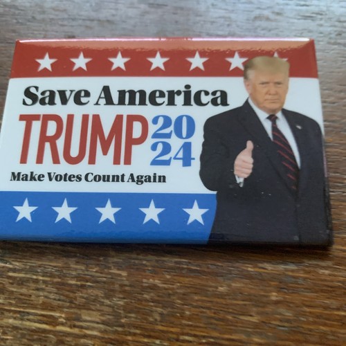 2024 Donald Trump Save America Political Campaign Pinback Button - Picture 2 of 3