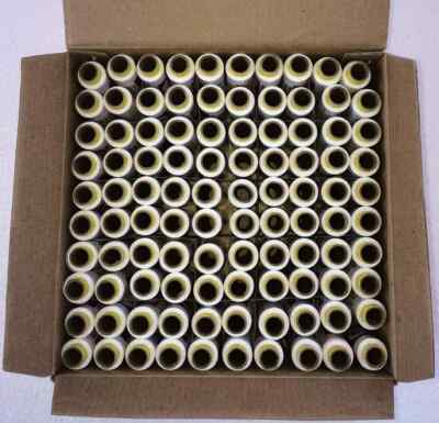 Polyester Thread Sewing Threads Spools Multipurpose White colors 100 tube