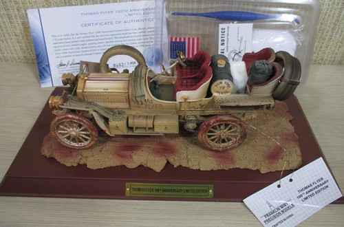 Franklin Mint 1907 Thomas Flyer Motor Car 100th Anniversary Die-Cast 1:24 NEW - Picture 2 of 12