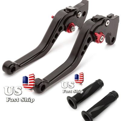 CNC Short Brake Clutch Lever w/Handle Grips Fit SFV650 GLADIUS 2009-2015 2014