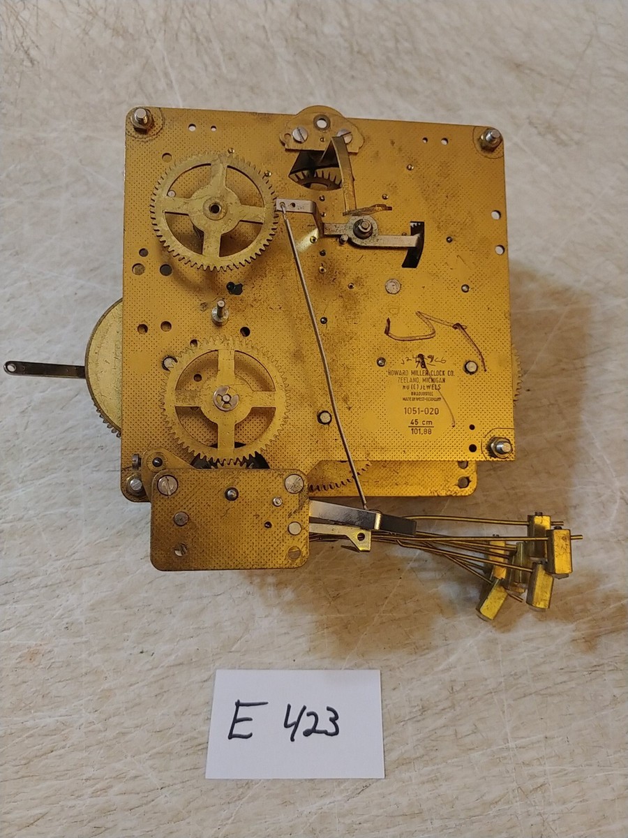 Mantle Clock Howard Miller Clock Movement HOWARD MILLER HAMMER