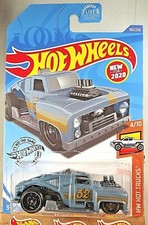 2020 Hot Wheels 165 Hw Hot Trucks 410 Erikenstein Rod Steel-blue Wblack Dd8sp