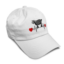 Twill Cotton Soft Women Baseball Cap Goat Lifeline C Embroidery Dad Hats for Men