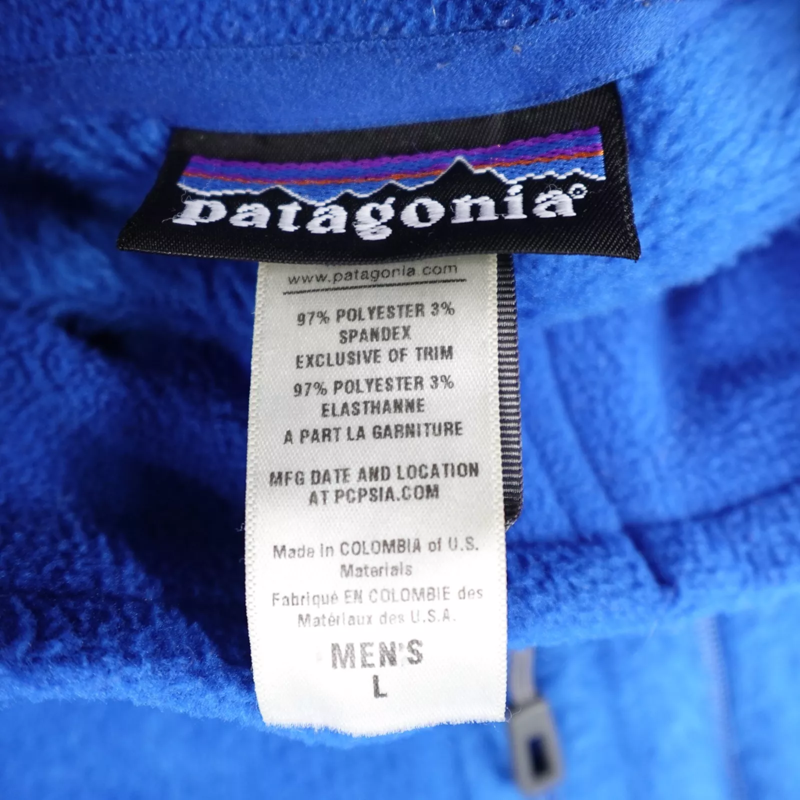 patagonia fleece polartec r2 regulator zip jacket