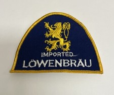 Brewery LOWENBRAU Beer Patch Driver style 4.5" x 3.5"   FREE SHIPPING NOS