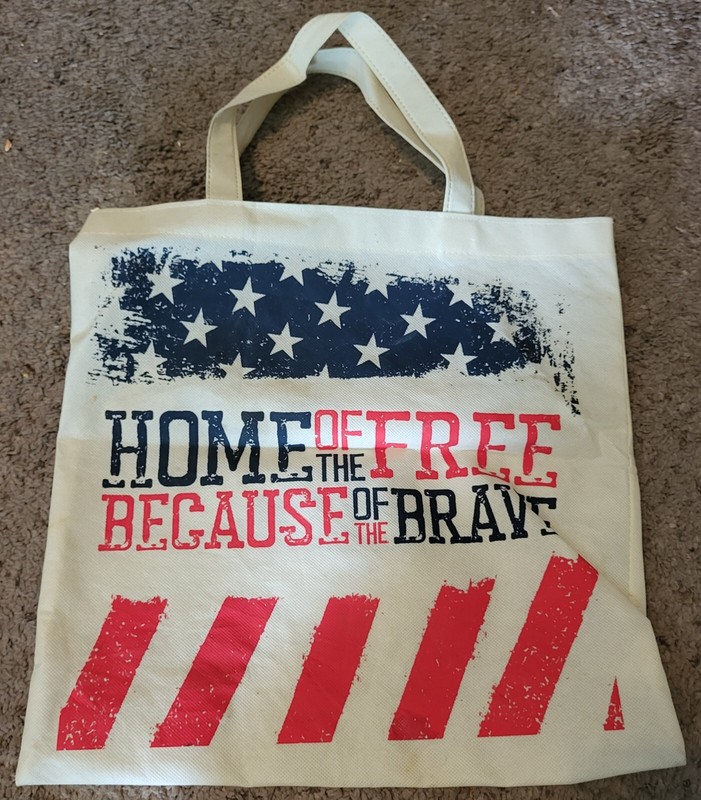 NICE  BAG 14 X 15 TUNNEL TO TOWERS FOUNDATION - HOME OF THE FREE  BECAUSE OF THE