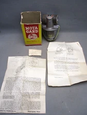 Vintage MOTA GARD Cooling System Filter Glass Bowl w/Box Hot Rod Rat Rod Custom