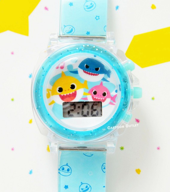Baby Shark Watch Kids Boys Girls Digital Wristwatch Musical Watch Reloj
