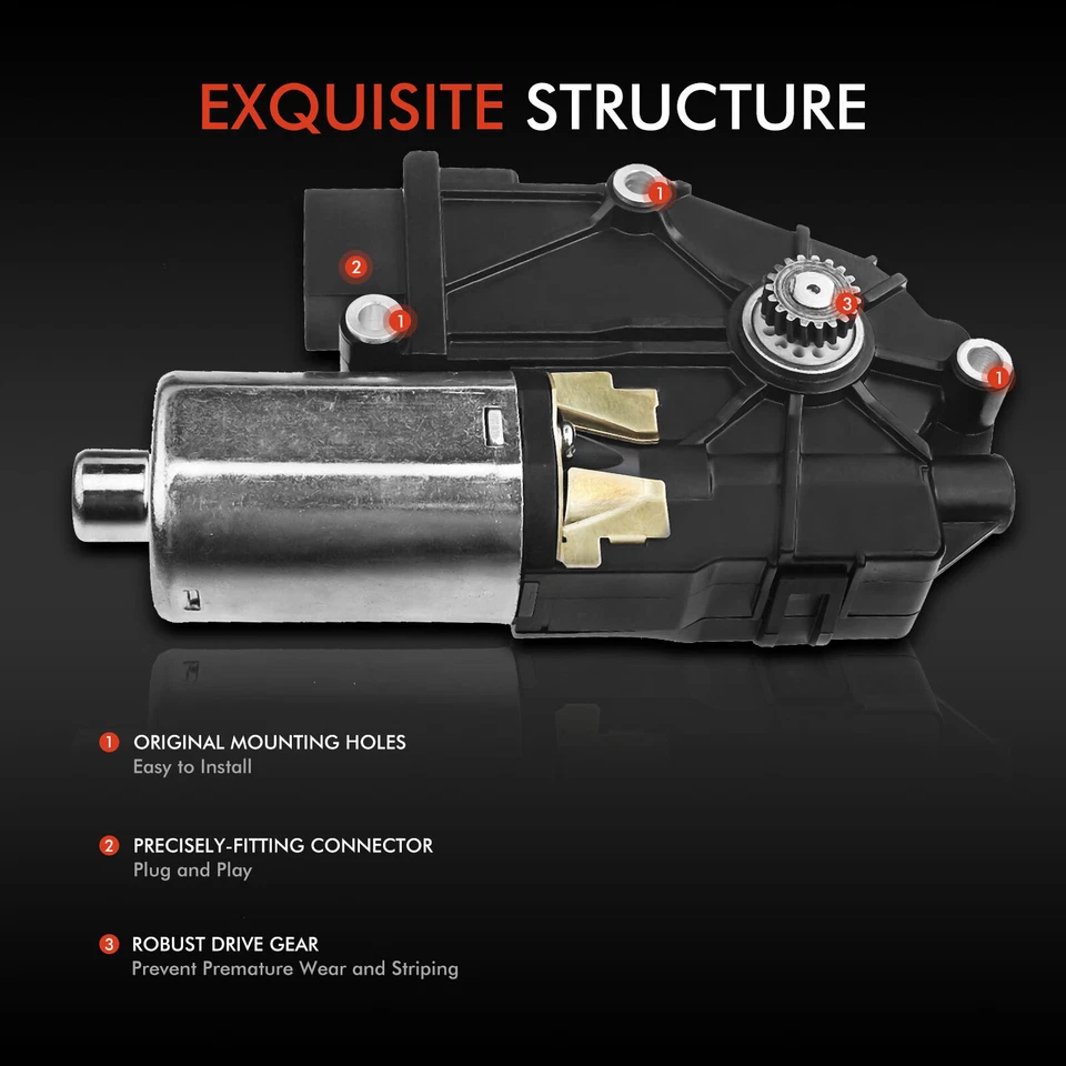 Motor techo corredizo delantero techo corredizo para Porsche Cayenne Volkswagen Touareg 2011-2019 Foto 4 de 4