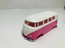 DASH MOTORSPORTS VW BUS Body in PINK / WHITE for T-JET Aurora AFX NEW