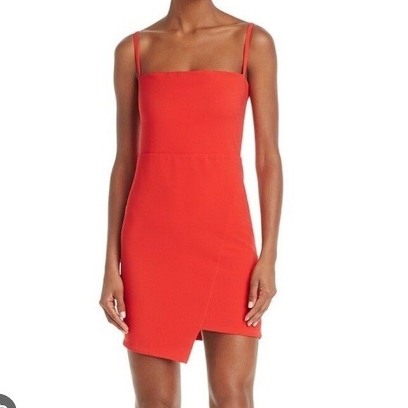 nookie billie mini dress NOOKIE The Billie Mini Dress in Red Flame Size S