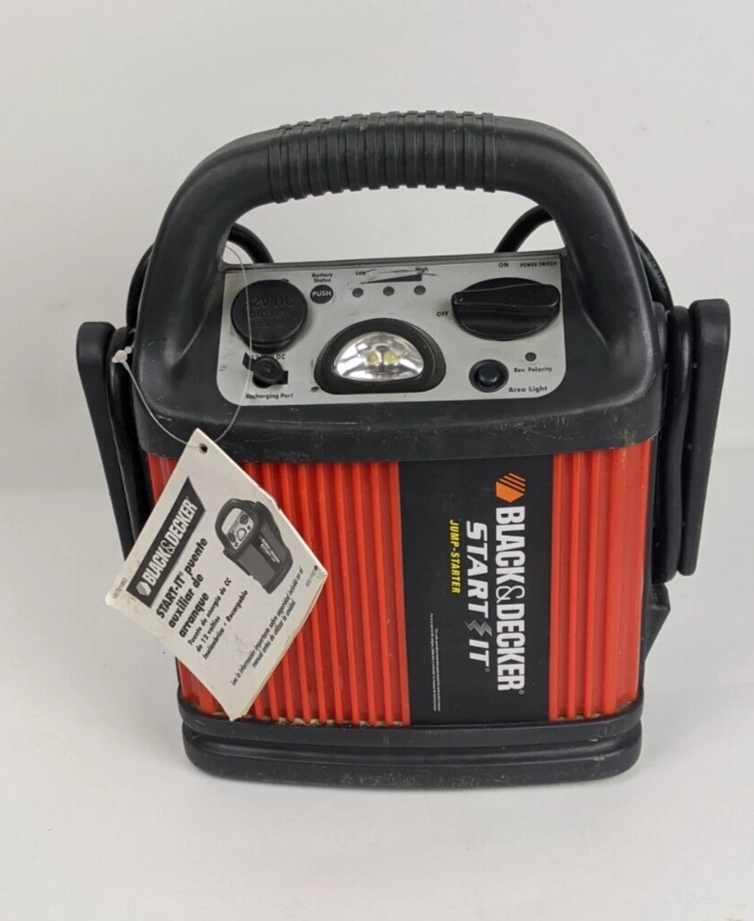 Black and decker start it jump starter deals