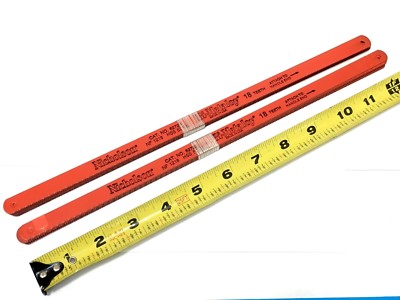 20 NICHOLSON 12''X1/2''X.025'' NEW HACK SAW BLADES - 18 TEETH, No. 62723 EXCEL!
