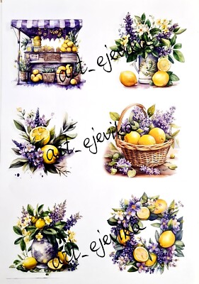 Papier für Decoupage und Basteln
