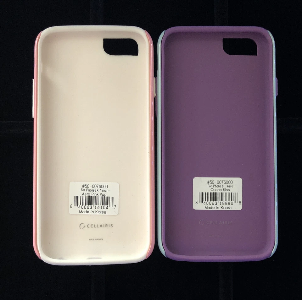 Funda para iPhone 6/6s Cellairs Aero Rosa Pop y Aero Ocean Kiss (2 por 1) Foto 4 de 4