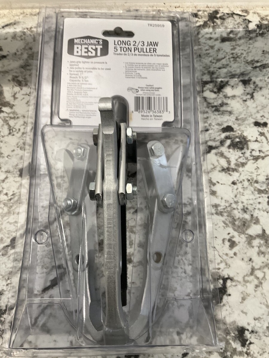 MECHANICS BEST 25919 Long 2/3 Jaw Gear Puller Tool, 7 MECHANICS BEST 25919 Long 2/3 Jaw Gear Puller Tool, 7