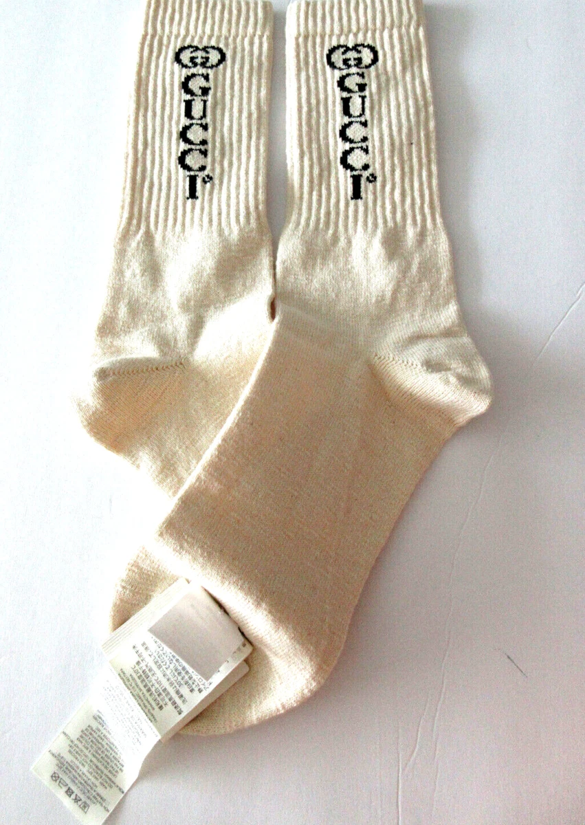 Gucci GG Men s Cotton socks with achor 626289 Calf Length size