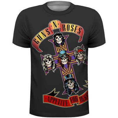 Guns N' Roses Appetite For Destruction Official Merchandise T-Shirt M/L/XL Neu