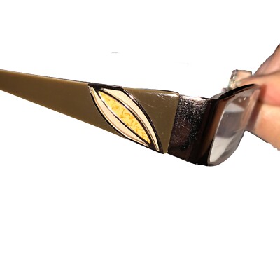 Chelsea Morgan Gold Sunglasses Chelsea morgan Sunglasses CMS8001 TO Gold brown frames 56-19  main image 3