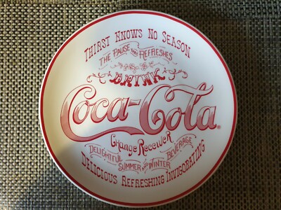 Coca Cola Change Receiver China Plate Retro  10 Inches. Collectible item. 
